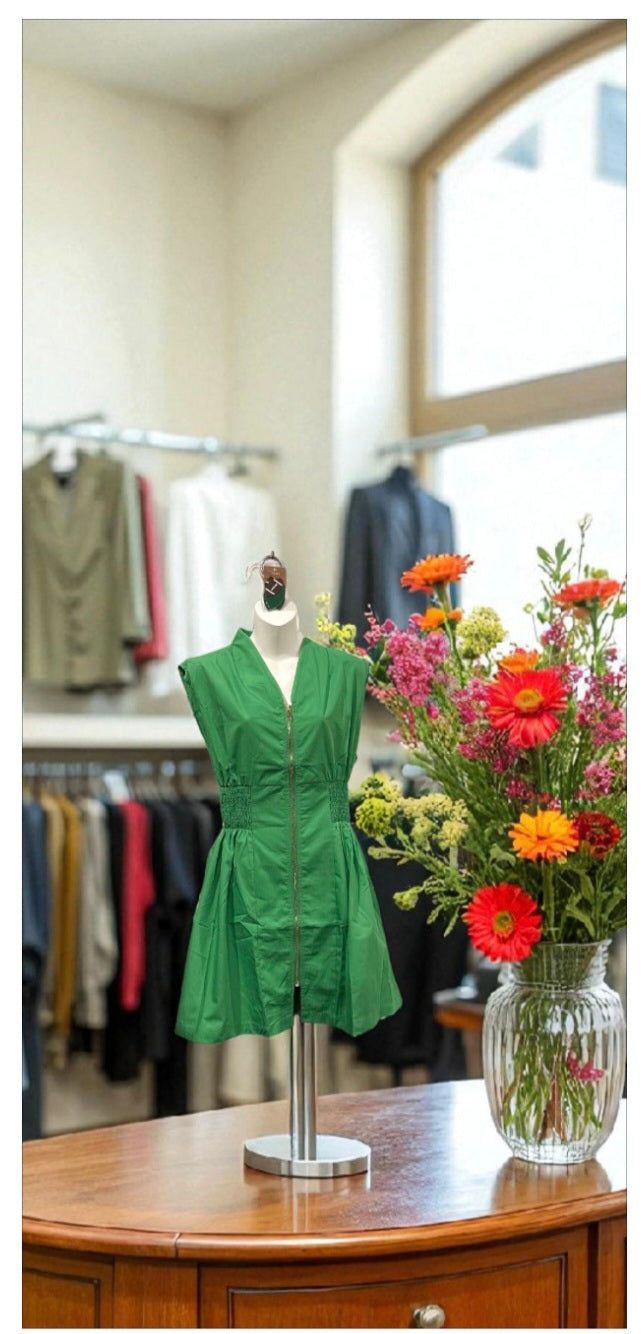 UMGEE Sleeveless Zip-up Dress