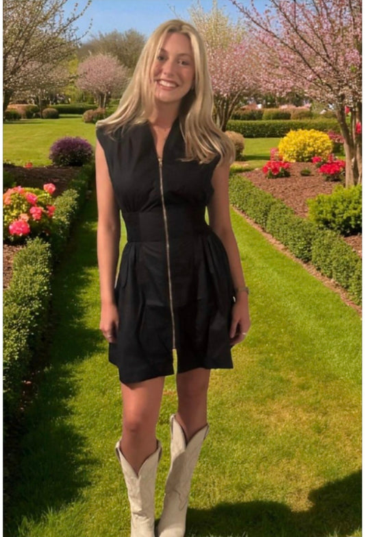 UMGEE Sleeveless Zip-up Dress