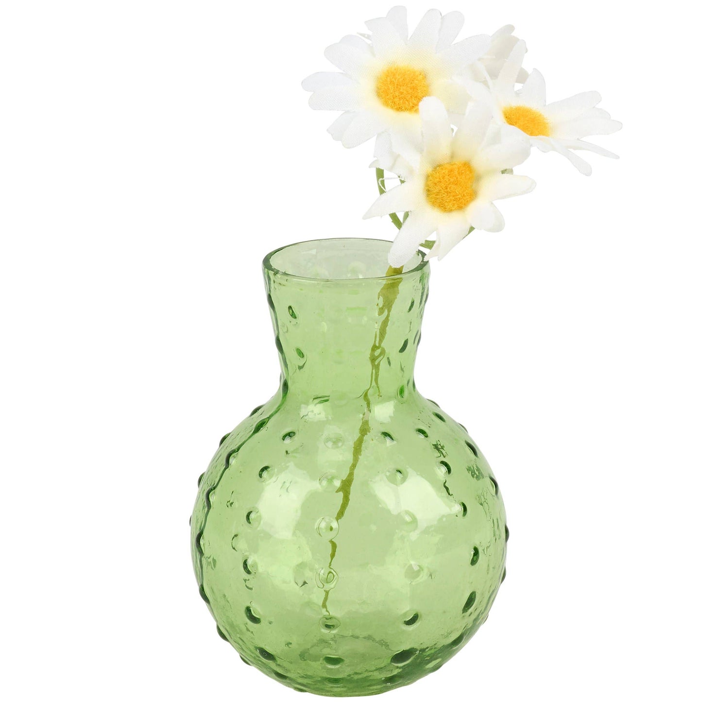 Primitives by Kathy - Green Hobnail Vase