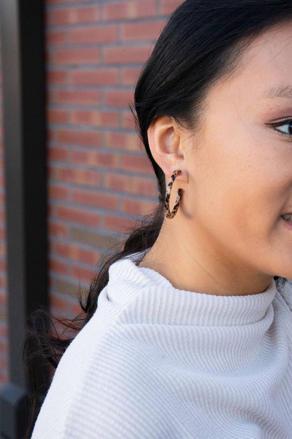 Spiffy & Splendid - Camy Hoops - Cheetah // Jewelry, Earrings, Fall