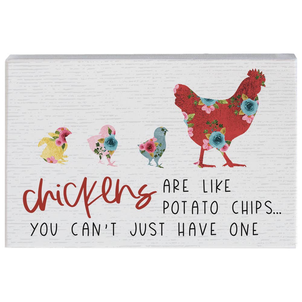 Sincere Surroundings - Chickens Potato Chips  - Small Talk Rectangle