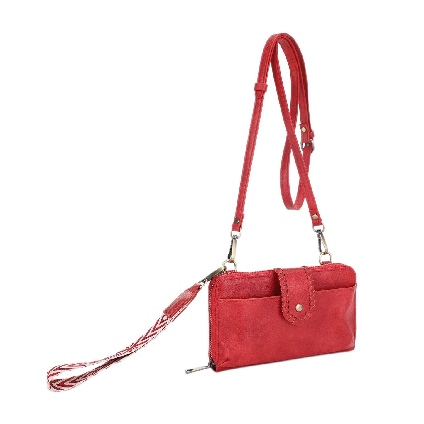 MiMi Wholesale - SV32087WW Jolie Crossbody Wallet With Boho Wrist Strap