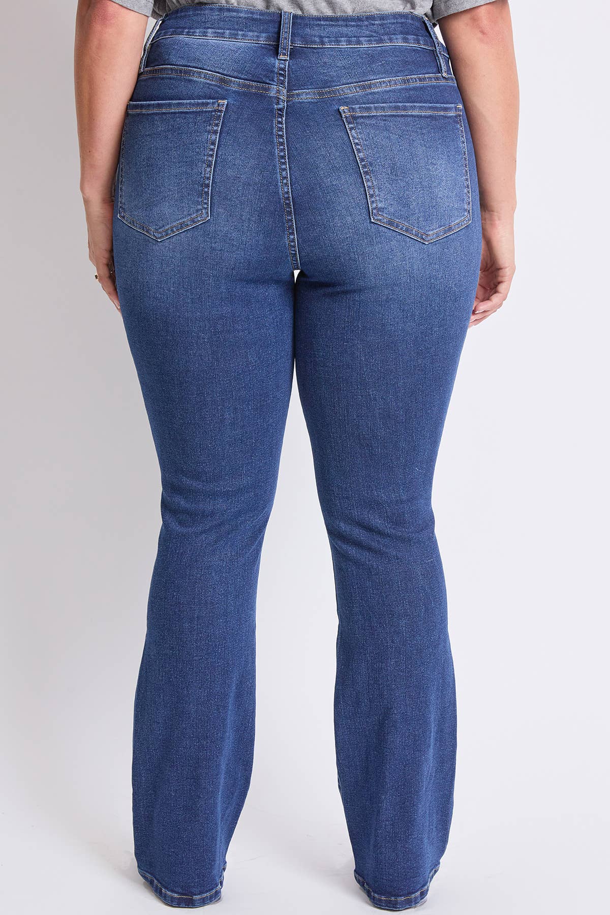 Missy Plus High Rise Slim Bootcut Jeans