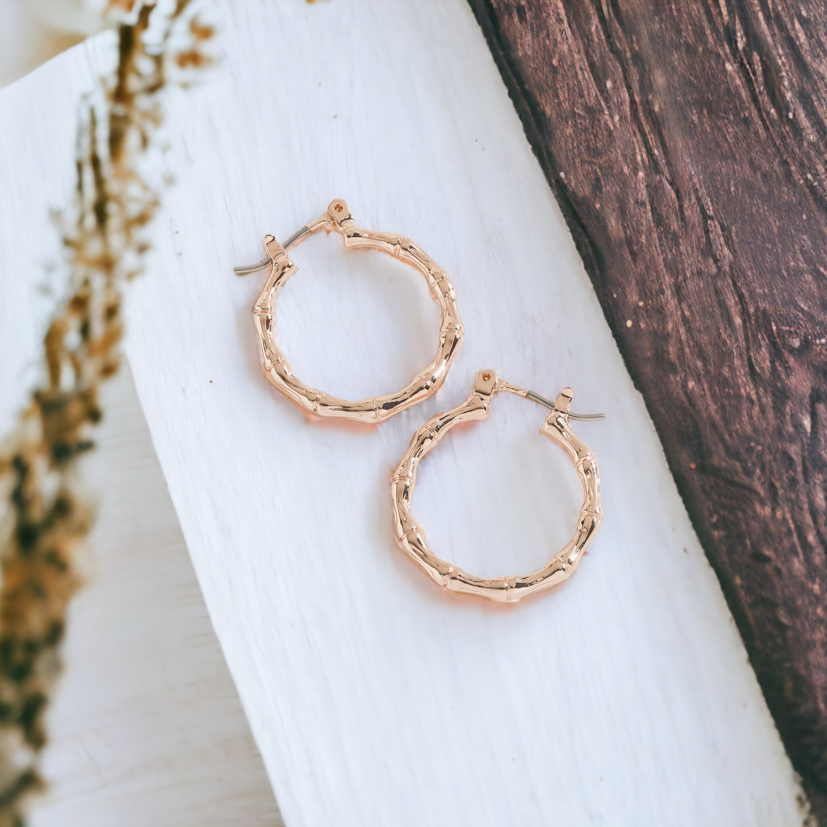 Howard's - Hoop Earrings Shiny Round Click Nickel-Free Jewelry