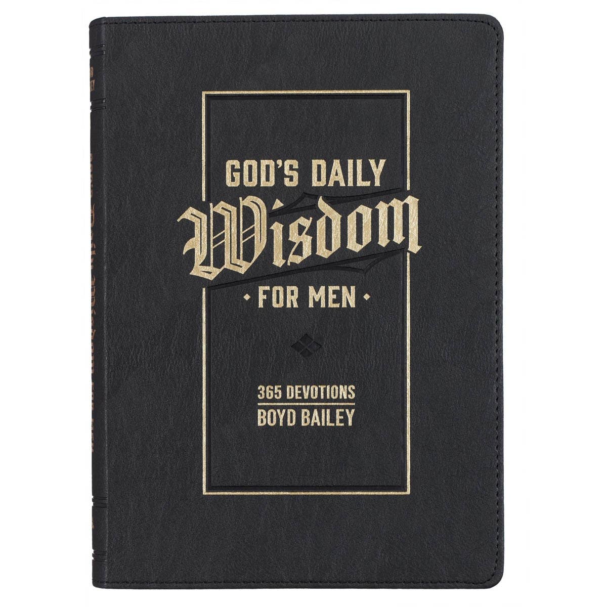 Christian Art Gifts - Devotional God's Daily Wisdom for Men Faux Leather