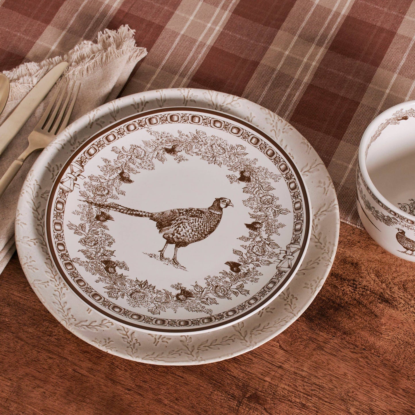 Primitives by Kathy - Pheasant Plate