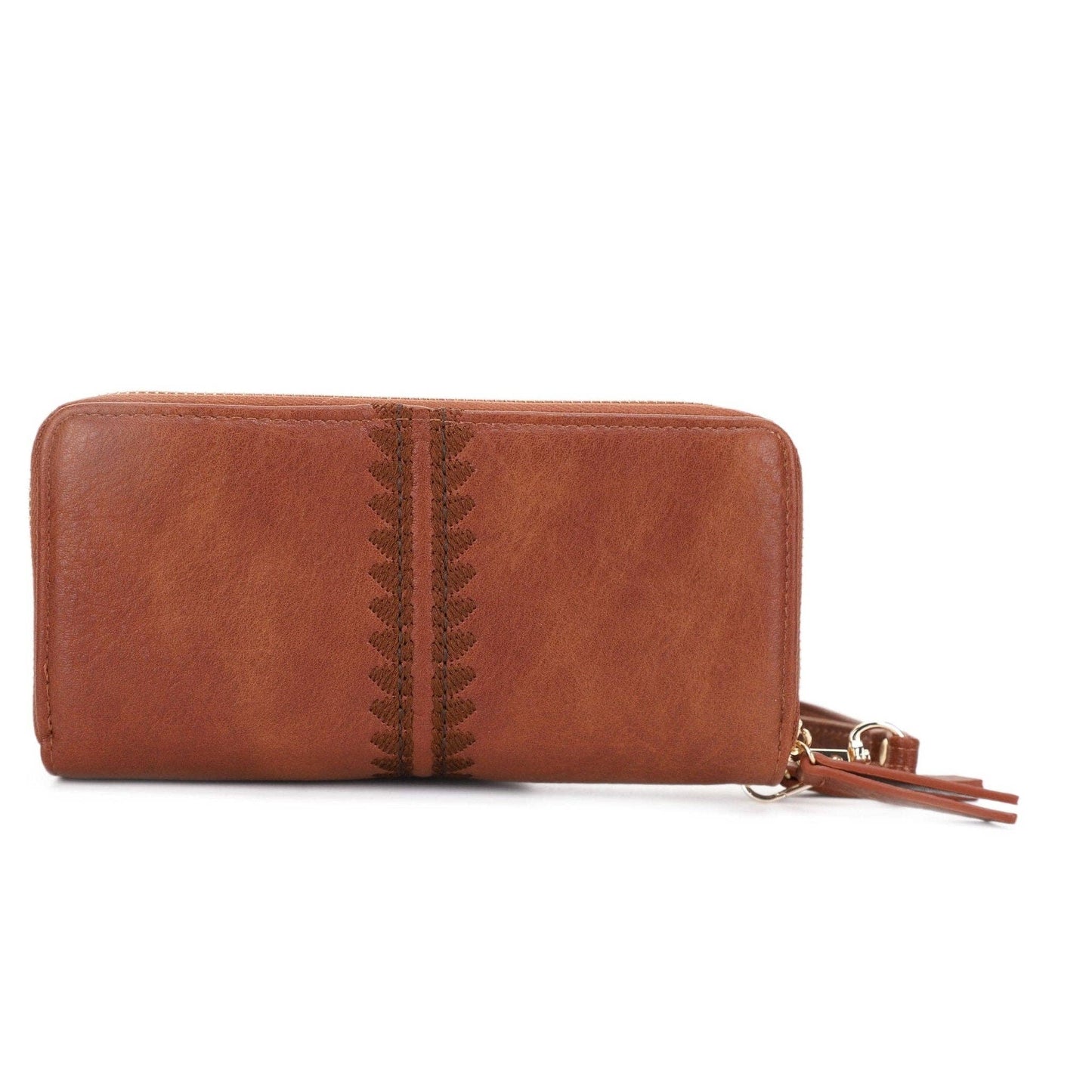 MiMi Wholesale - ES60164-6 Sherrie Double Zipper Wallet
