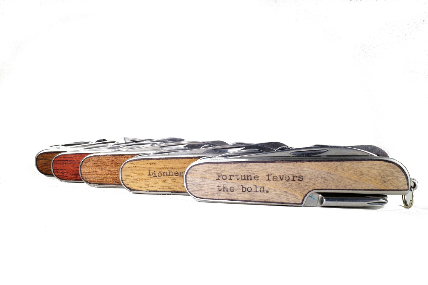 Resolute Star - Heavyweight Swiss Army Knife Multi-tool, Mahogany Wood