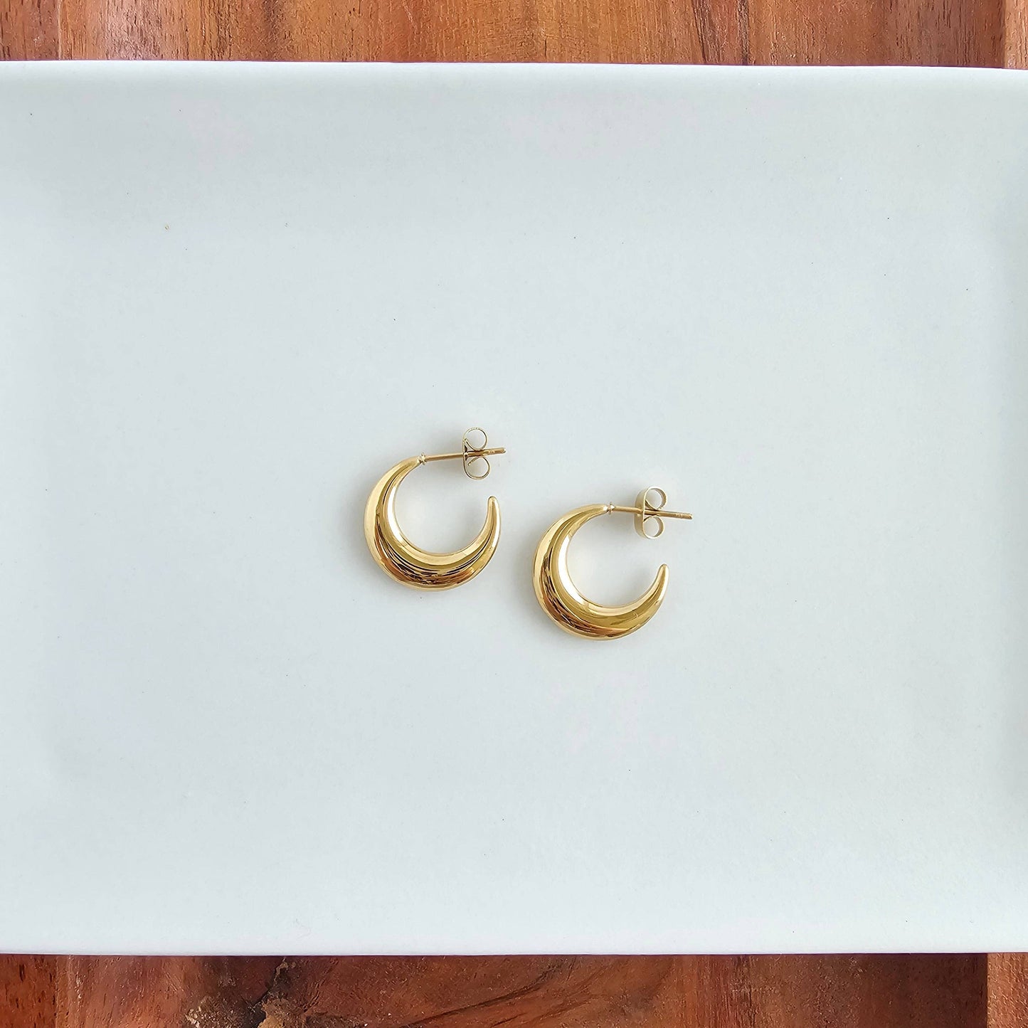 Spiffy & Splendid - Luxe Selena Hoops   - Gold // Everyday basics, Jewelry