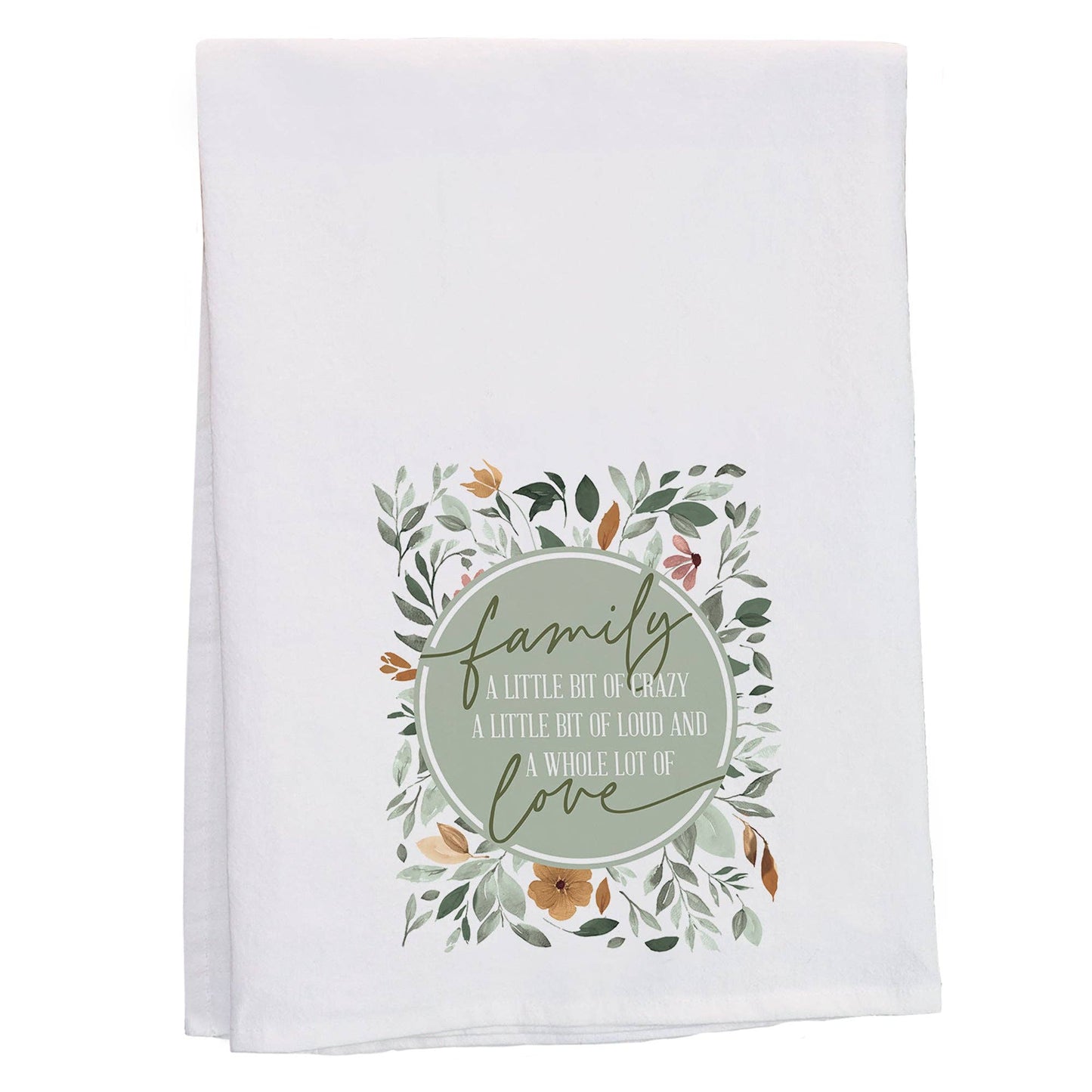 Sincere Surroundings - Family Love Leaves - Tea Towels