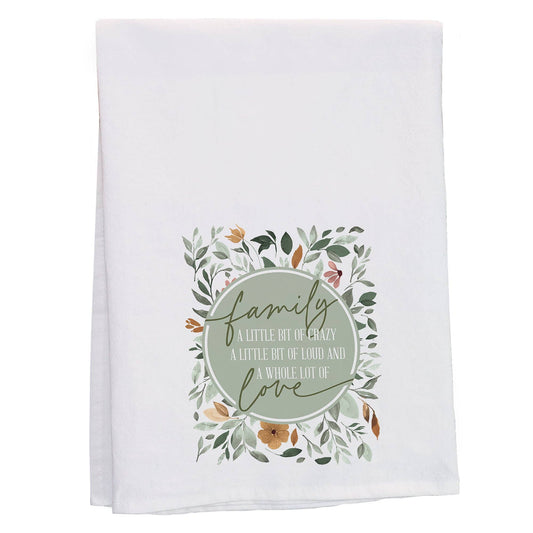 Sincere Surroundings - Family Love Leaves - Tea Towels