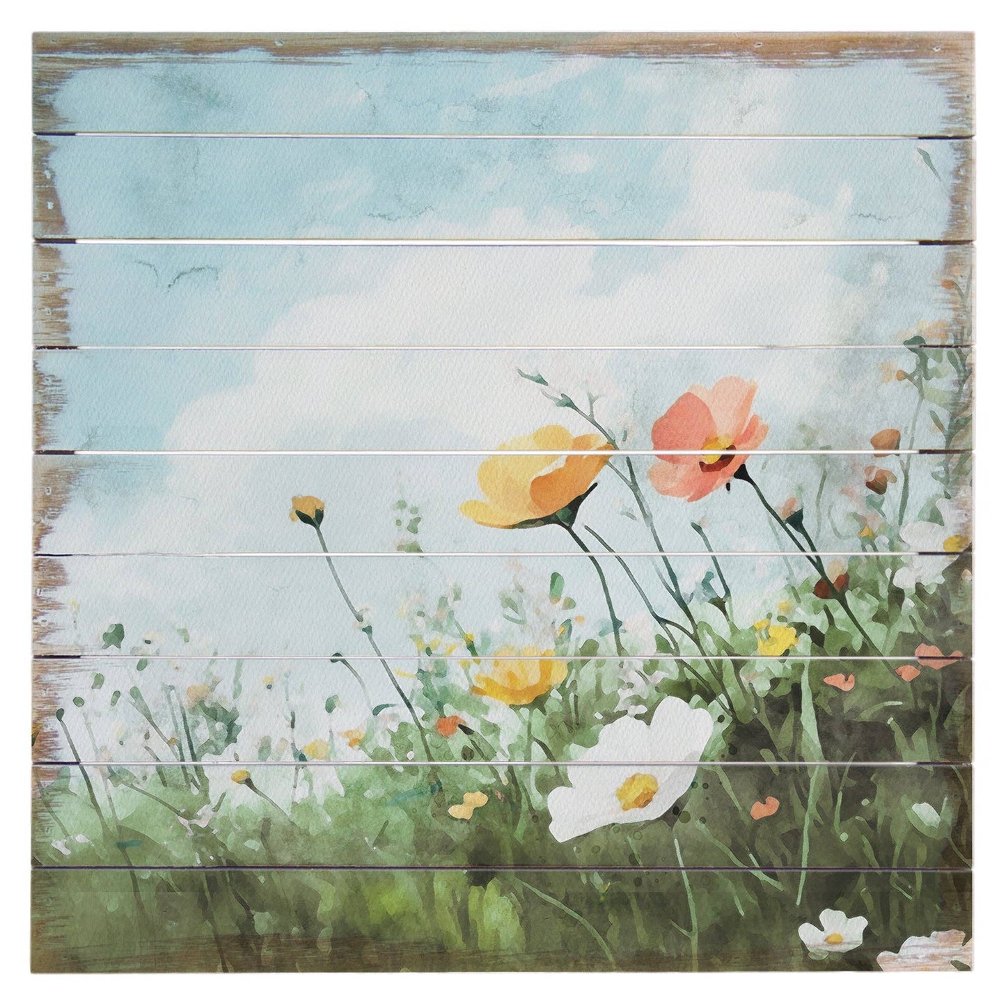 Sincere Surroundings - Flower Field Sky - Perfect Pallets