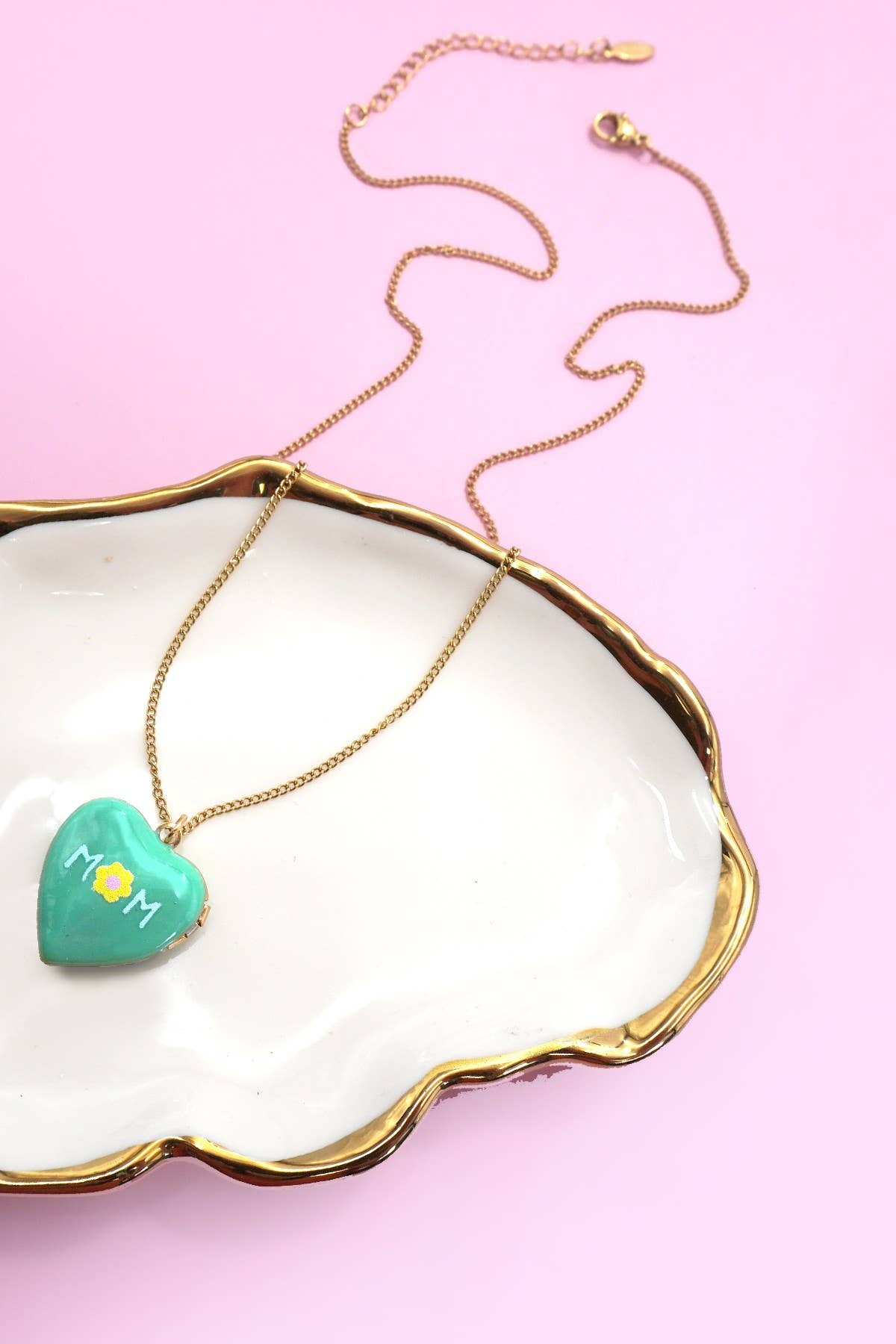 JOSSLYN by wall to wall - 18K STAINLESS STEEL TARNISH FREE LOCKET NECKLACE | 40NK9469