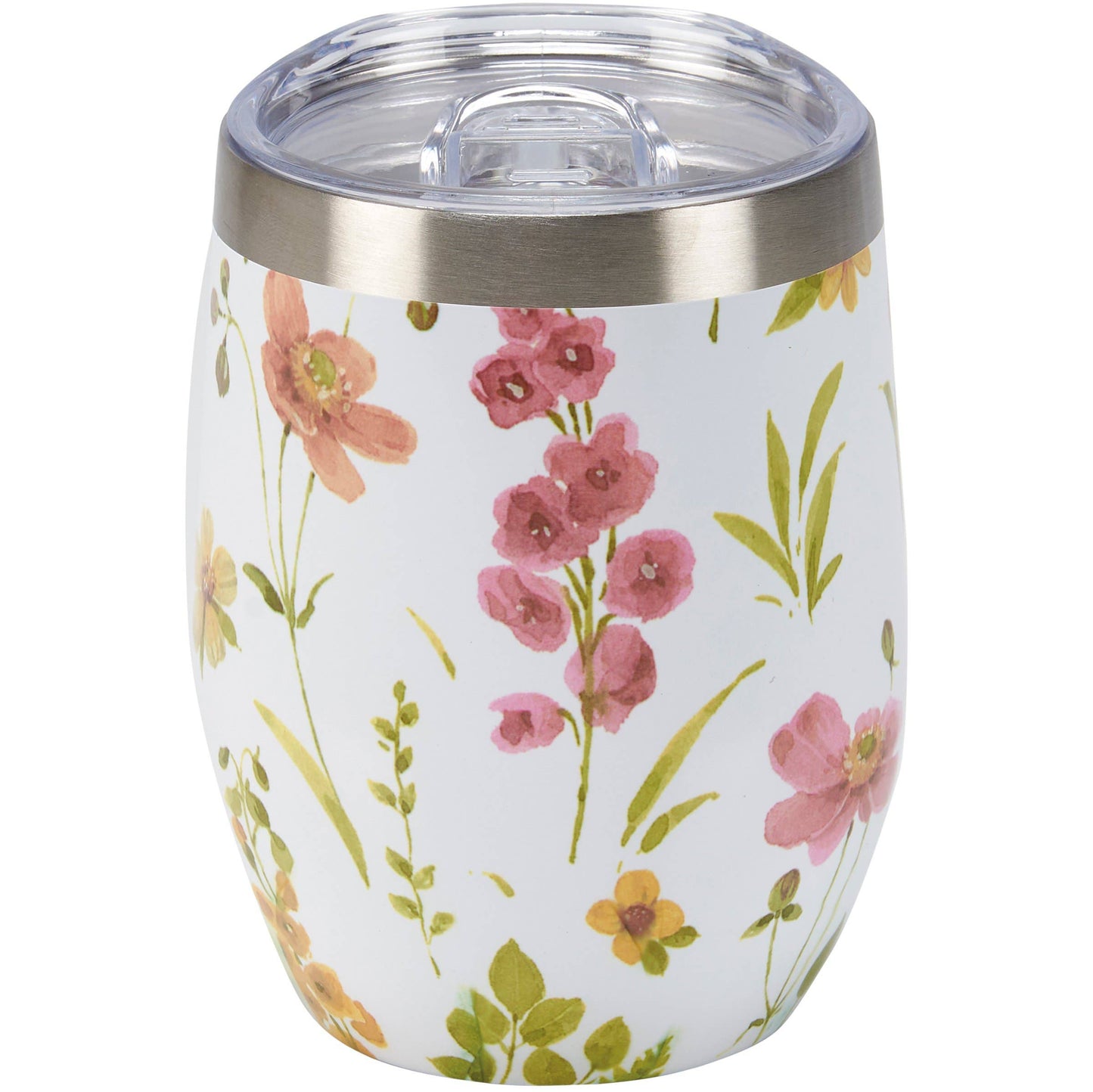 Primitives by Kathy - Flower Garden Wine Tumbler
