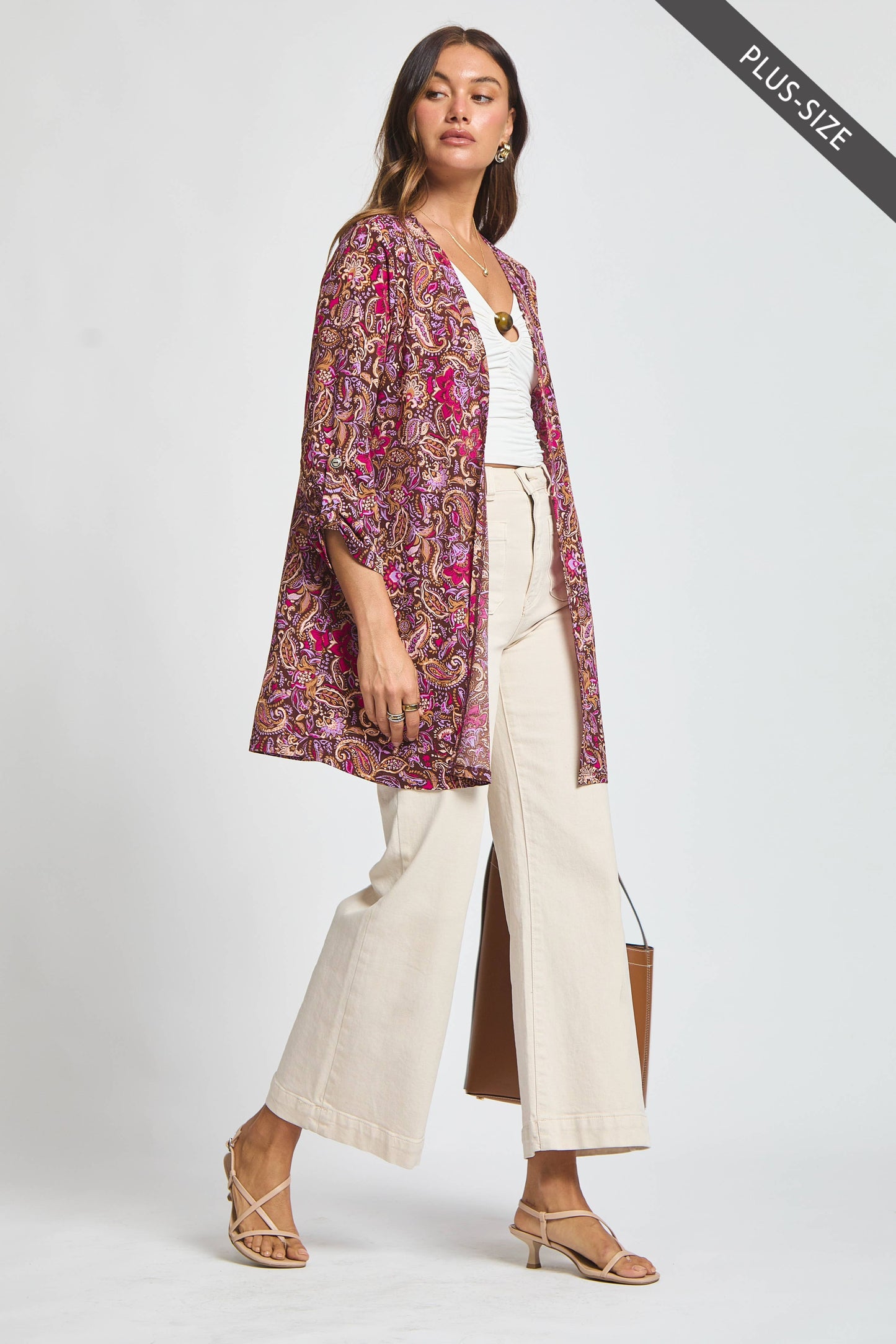 DEAR SCARLETT - PLUS SIZE Throw On Cardigan