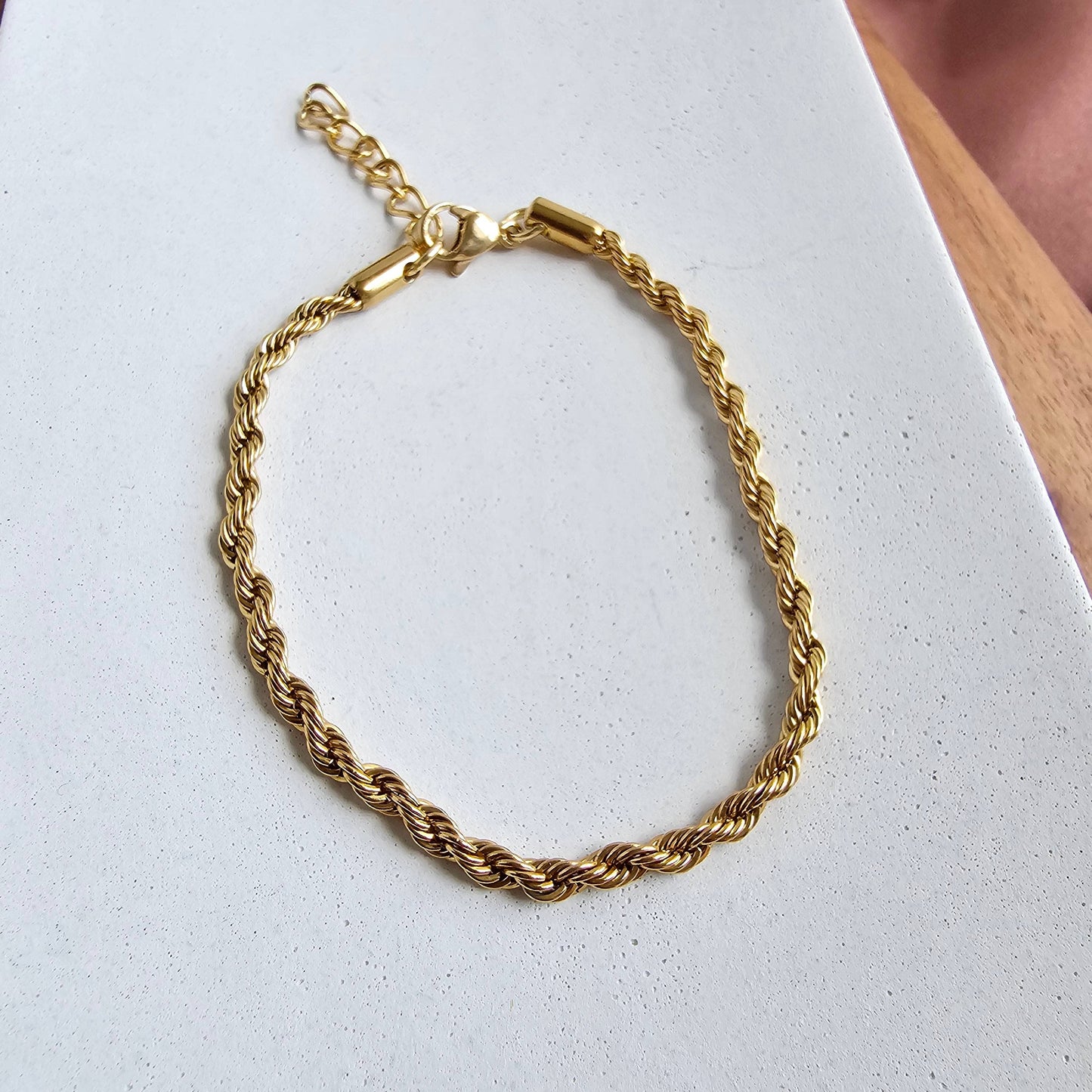 Spiffy & Splendid - Luxe Gold Rope Bracelet
