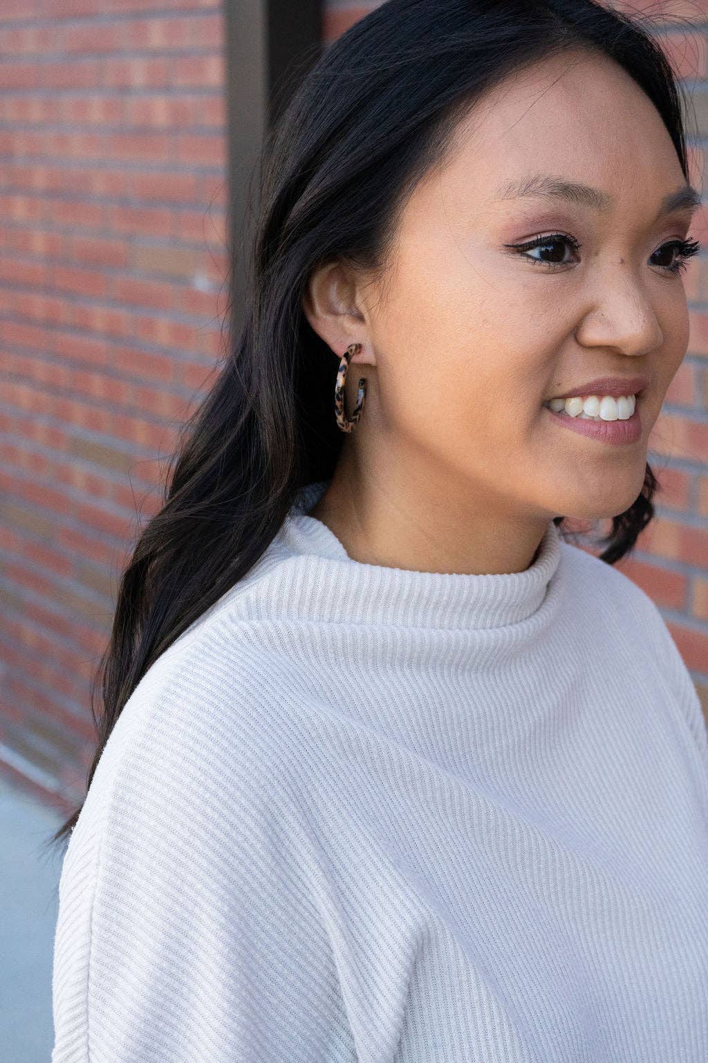 Spiffy & Splendid - Camy Hoops - Cheetah // Jewelry, Earrings, Fall