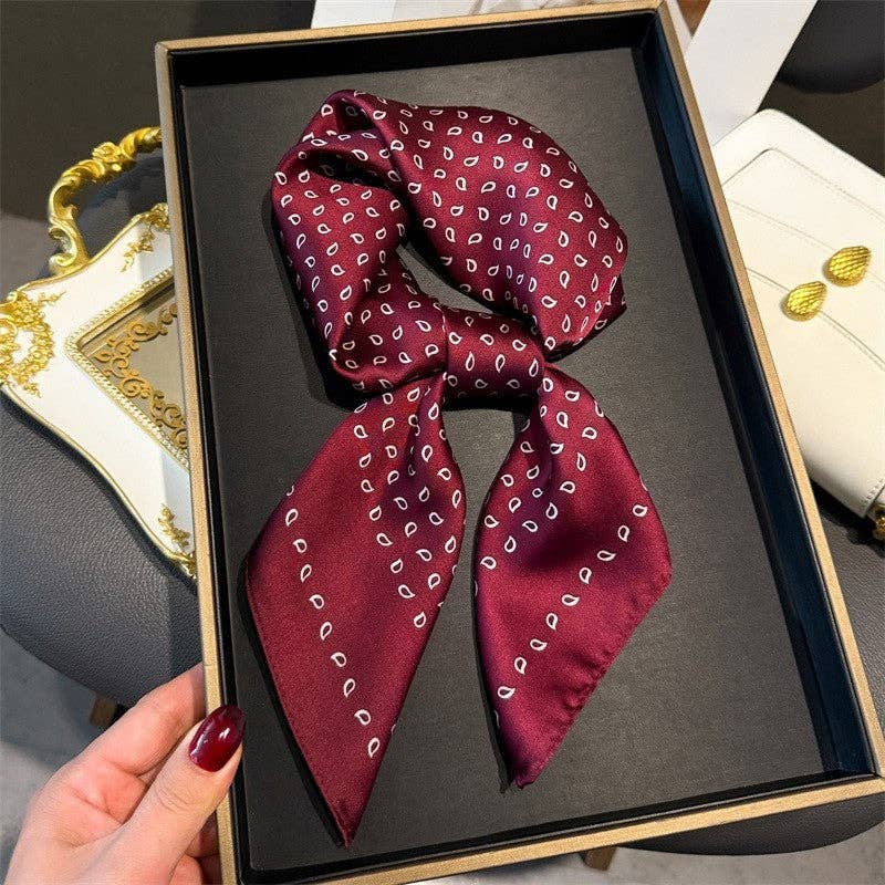 Sheer Trend - Fashion Print Square Scarf