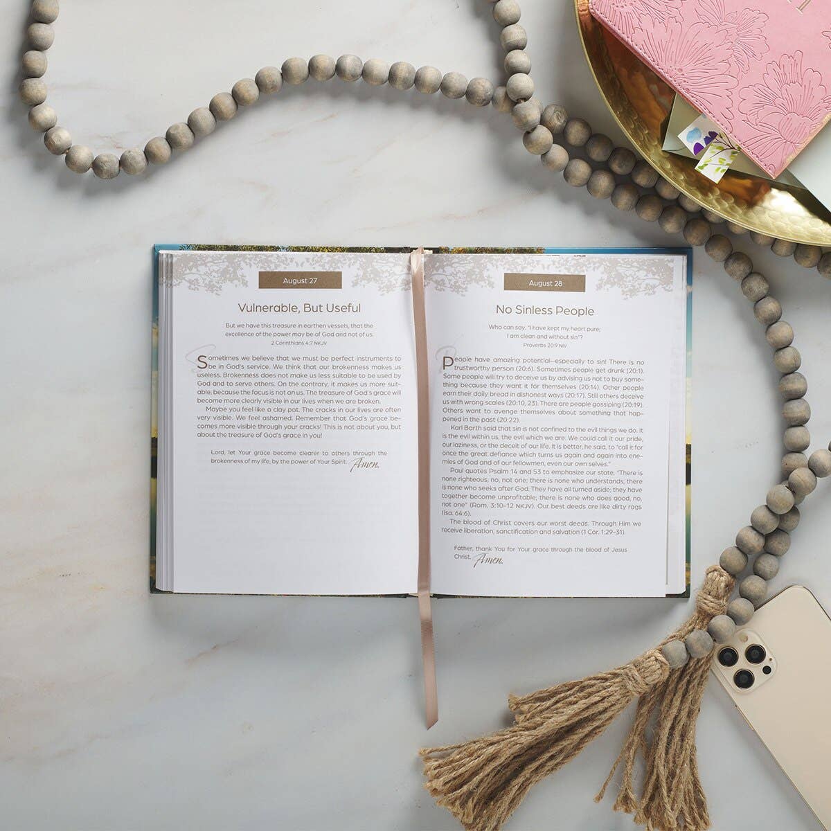 Christian Art Gifts - Devotional Rooted in Faith Hardcover
