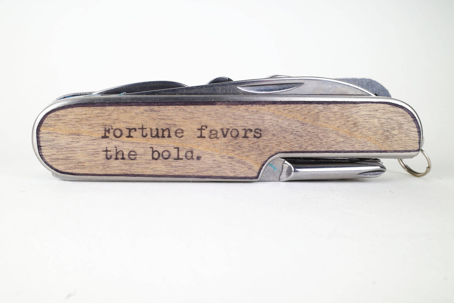 Resolute Star - Heavyweight Swiss Army Knife Multi-tool, Mahogany Wood