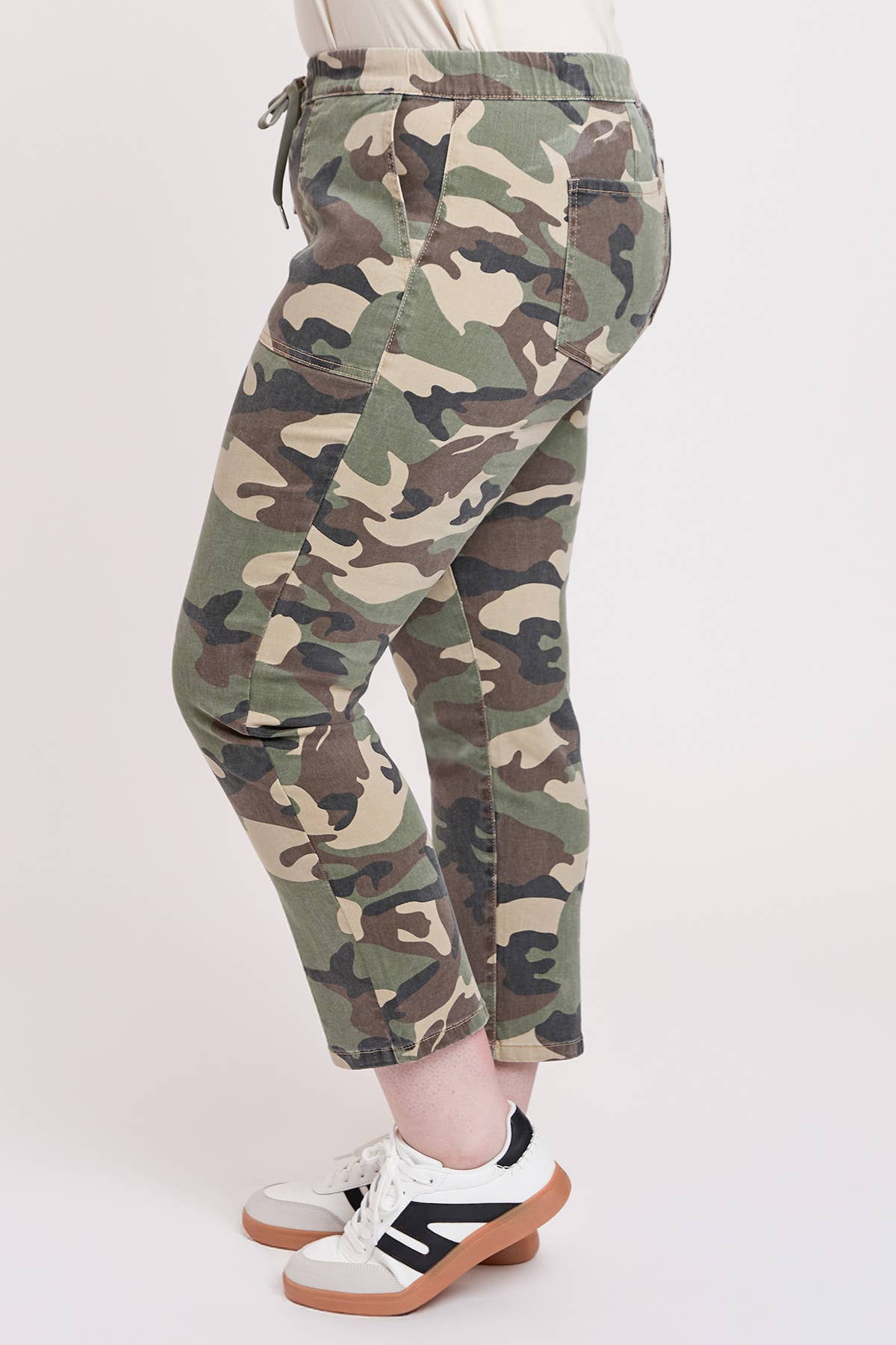 YMI - Plus High Rise Pull On Straight Leg Jogger-EP052607