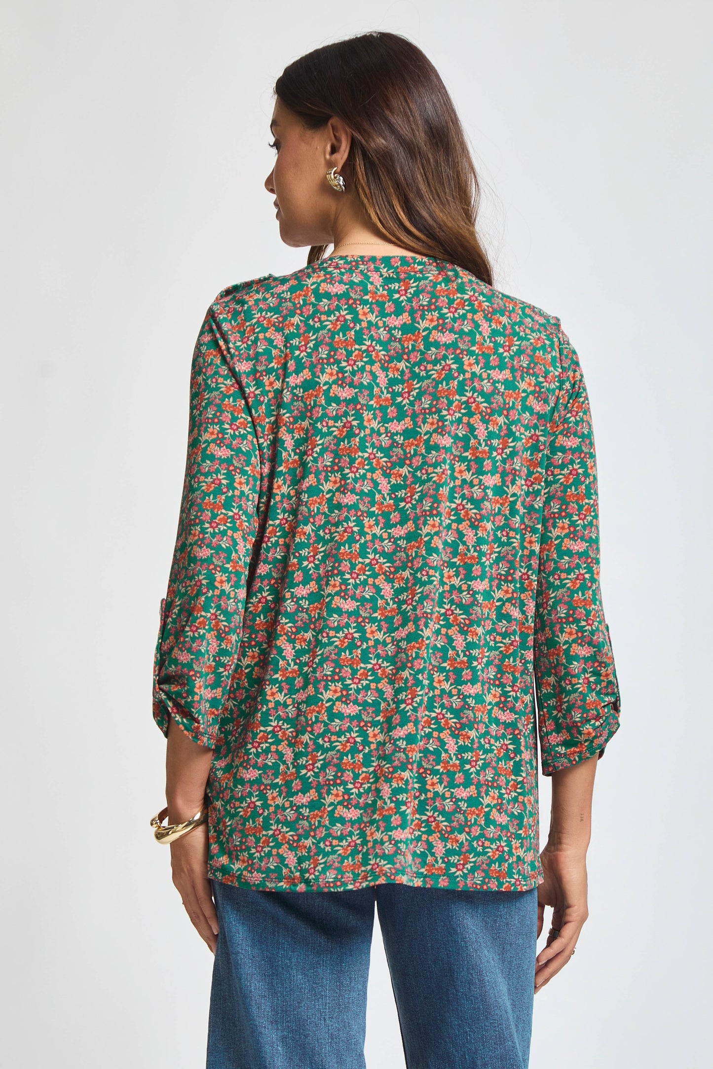 DEAR SCARLETT - Lizzy Top With Faux Pocket Blouse