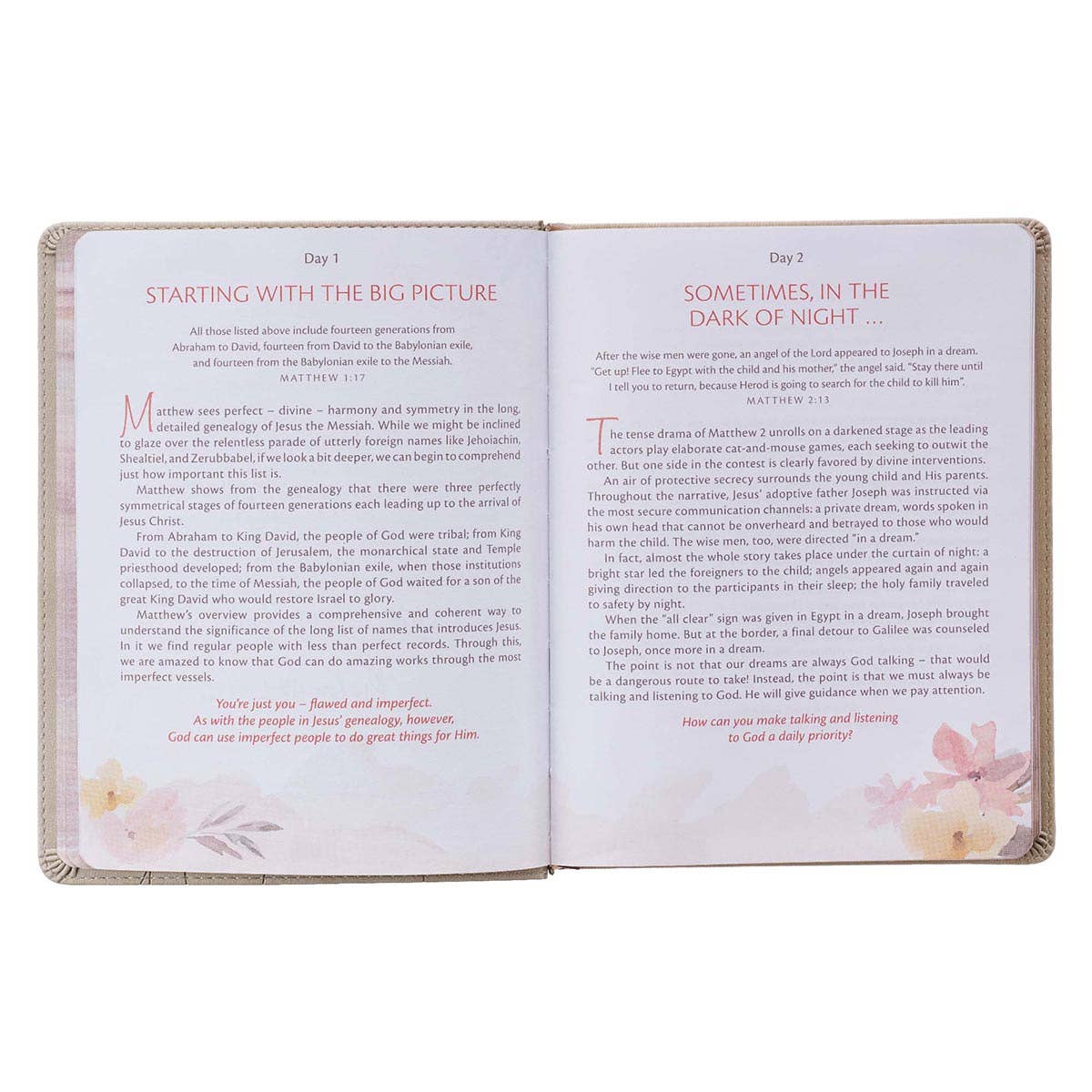 Christian Art Gifts - Devotional My Quiet Time Faux Leather