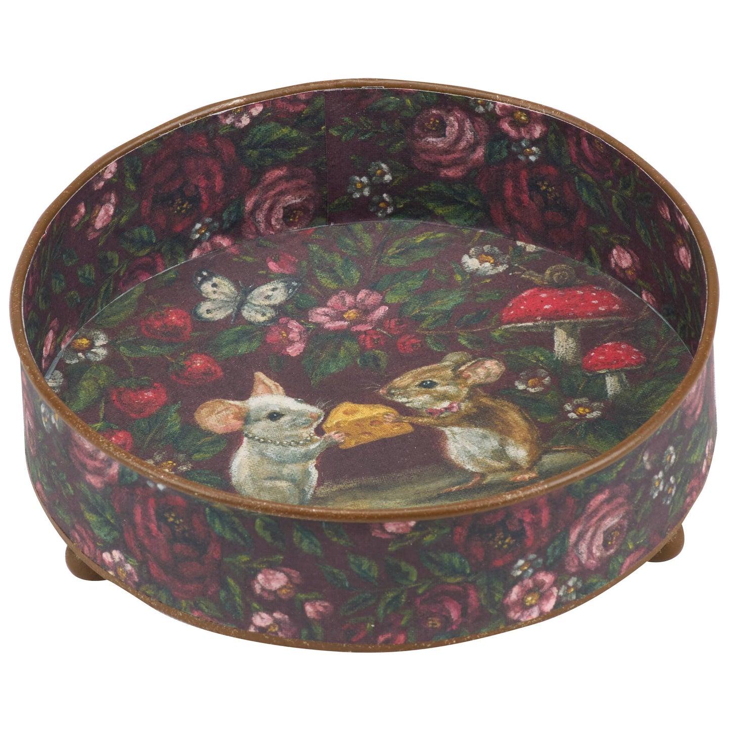 Primitives by Kathy - Mouse Love Footed Vanity Tray