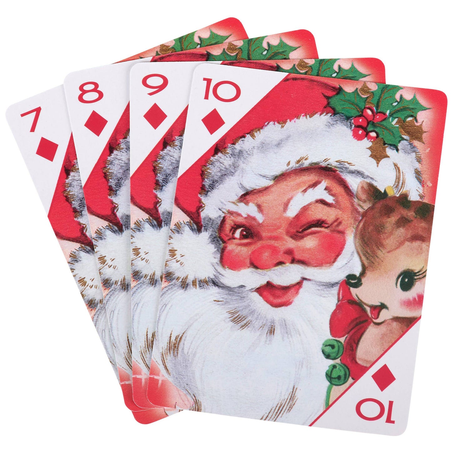 Primitives by Kathy - Santa Claus Playing Cards