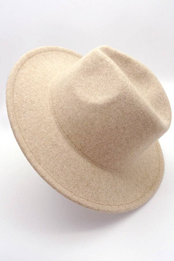 JOSSLYN by wall to wall - VINTAGE WOOL BLEND FEDORA HAT 40HW311