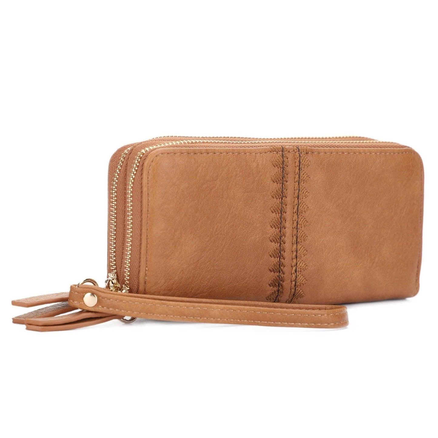 MiMi Wholesale - ES60164-6 Sherrie Double Zipper Wallet