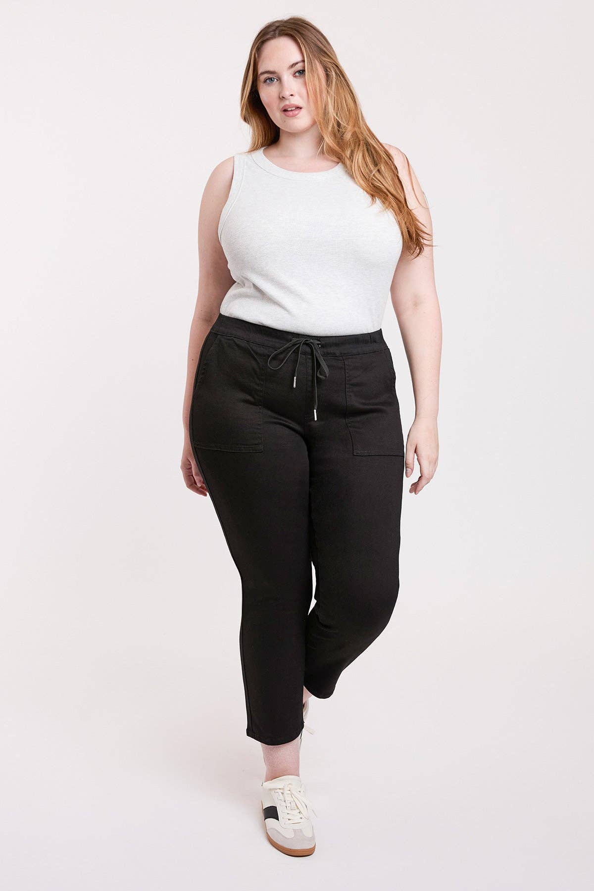YMI - Plus High Rise Pull On Straight Leg Jogger-EP052607