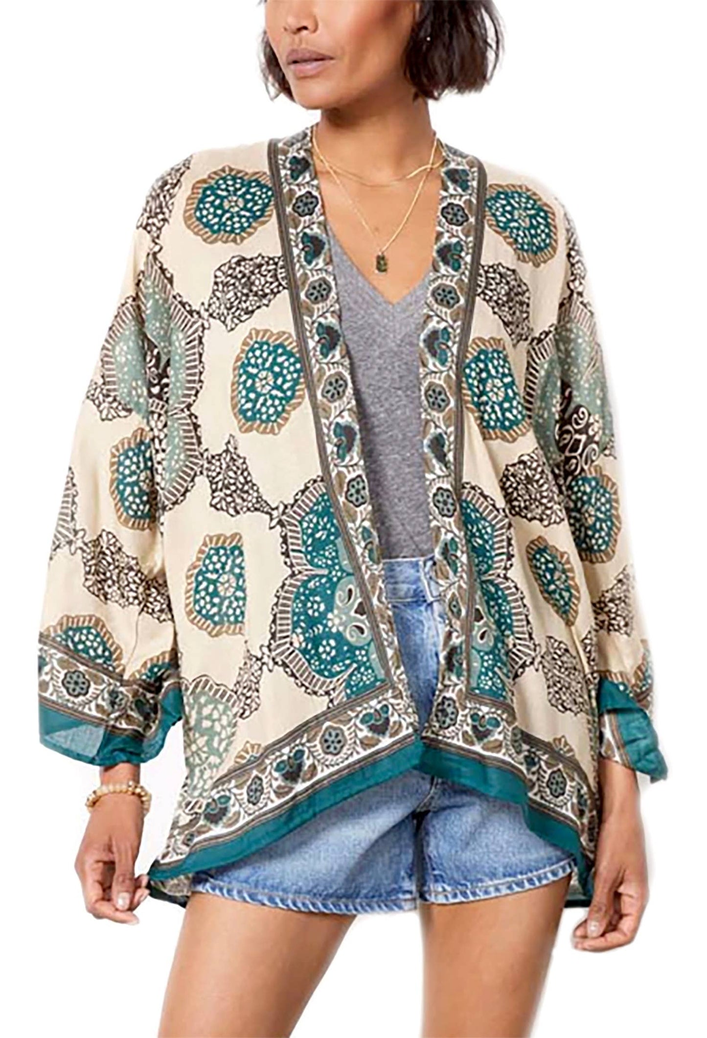 Grand Sierra - Medallion Kimono - 03483