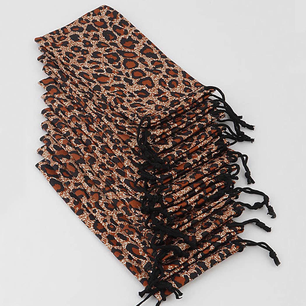 3AM BY H&D ACCESSORIES - Leopard Sunglasses Pouch Bag