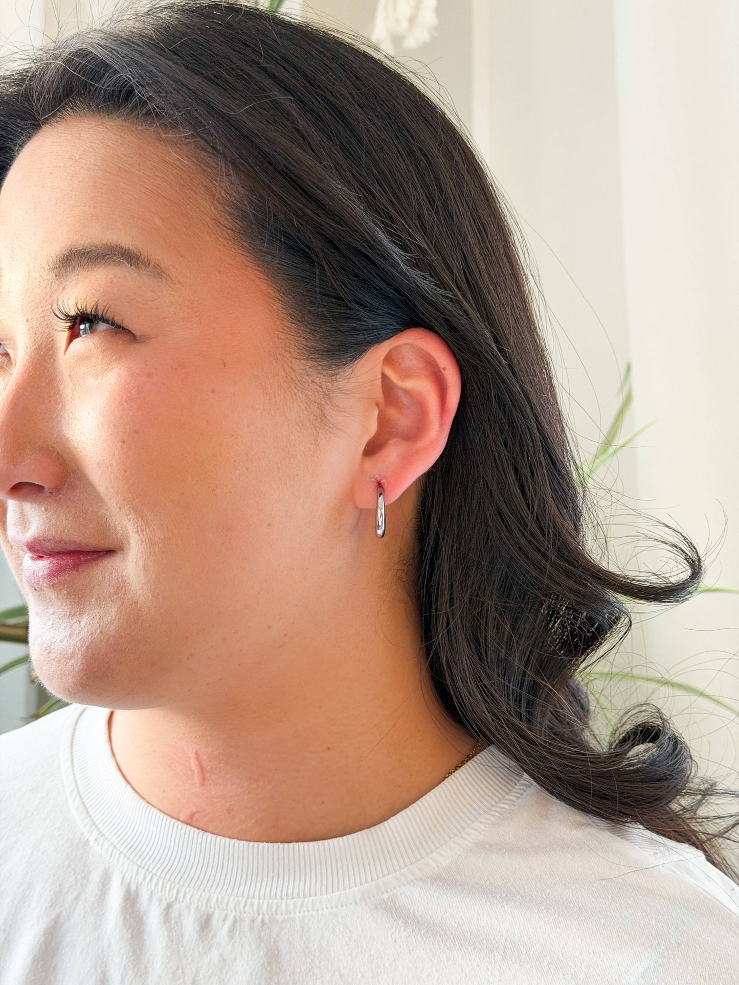 Spiffy & Splendid - Luxe Selena Hoops - Silver // Everyday basics, Jewelry