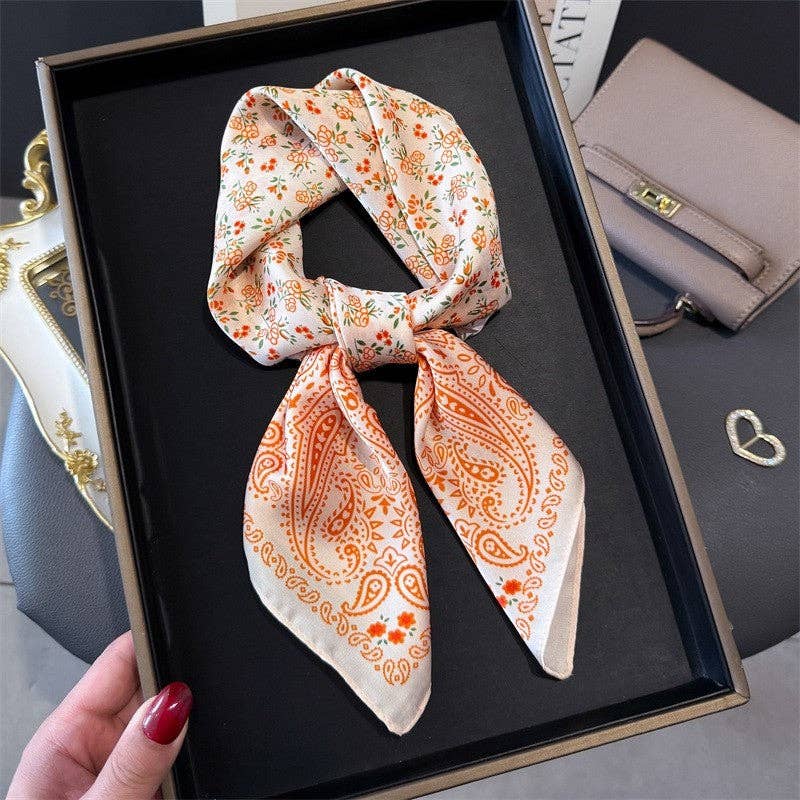 Sheer Trend - Fashion Print Square Scarf