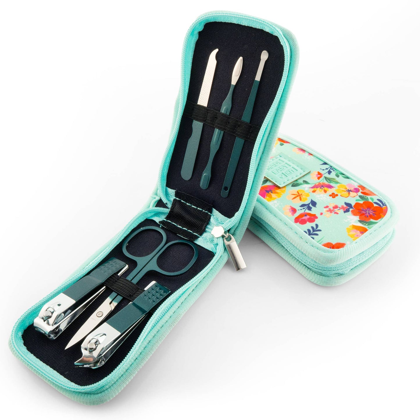 MADE EASY KIT - Made Easy Kit Nail Clipper Set – 7-Piece Kit Neoprene Case