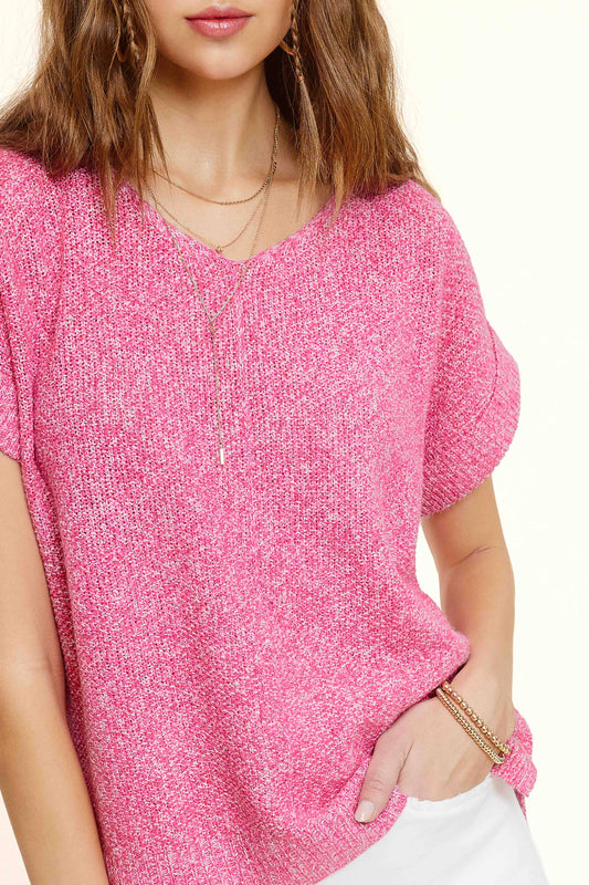 La Miel - Soft Textured Pullover Sweater