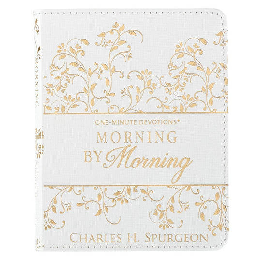 Christian Art Gifts - One-Minute Devotions Morning by Morning Faux Leather