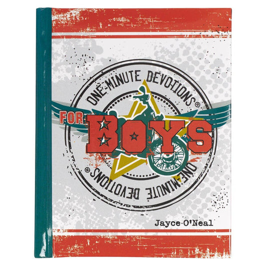 Christian Art Gifts - One-Minute Devotions for Boys Padded Hardcover