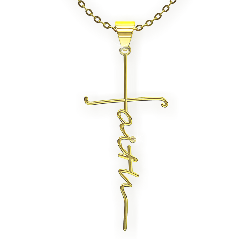 Positive Hope Designs - Faith Cross Necklace